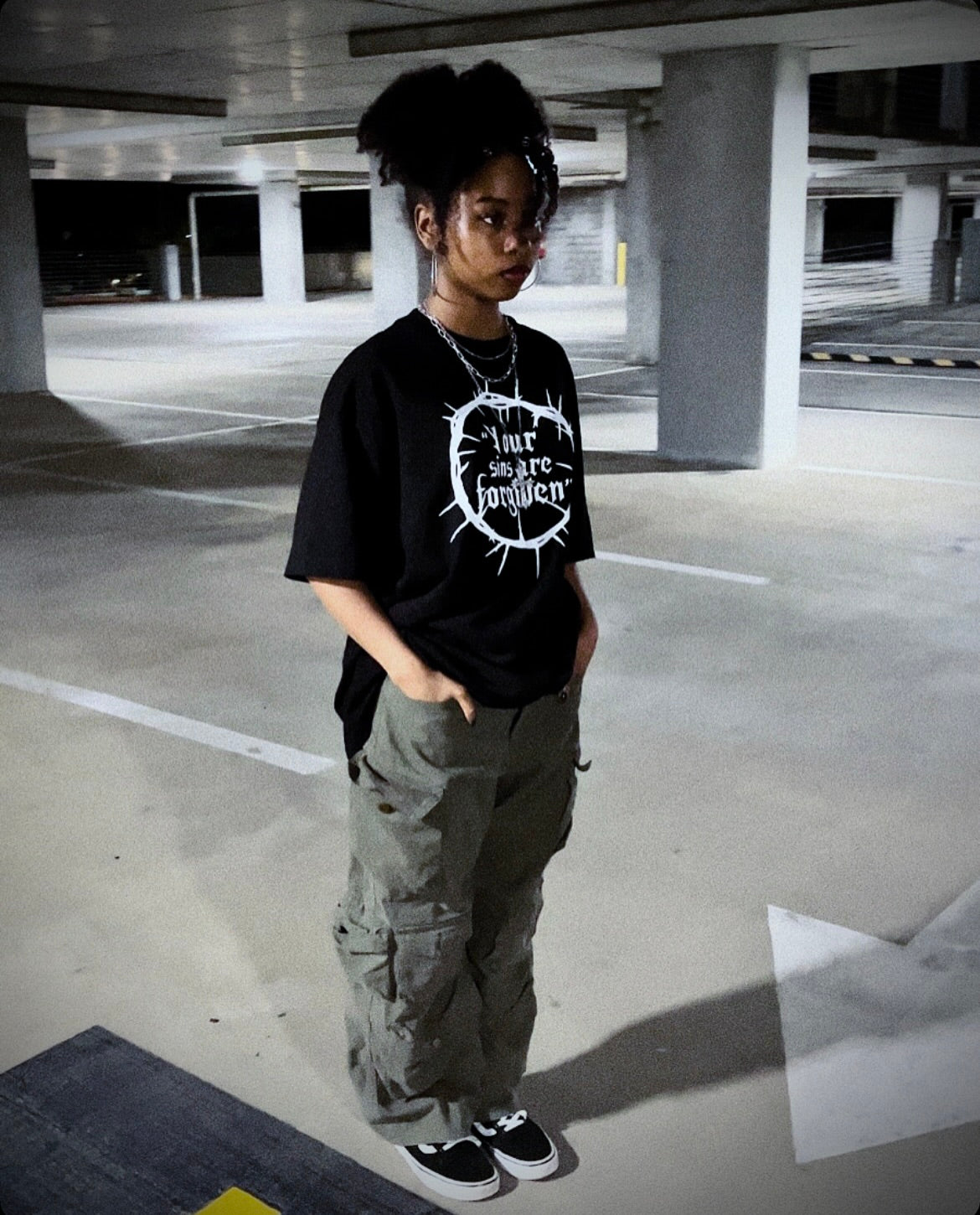 “Sins Forgiven” Oversized Tee