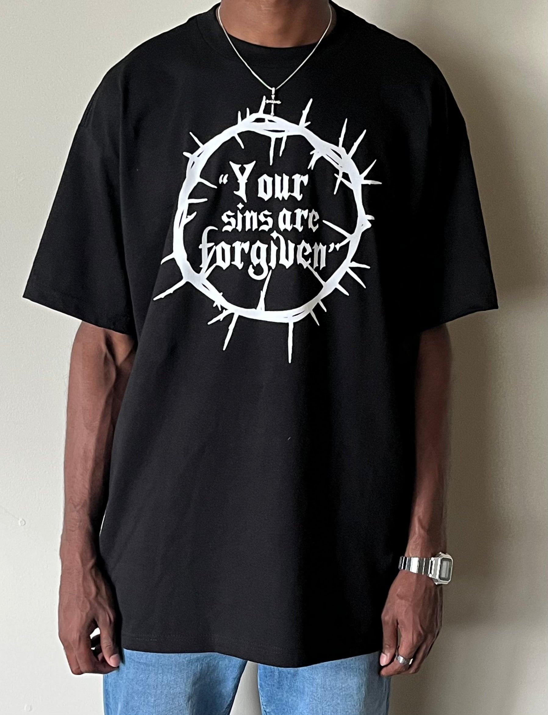 “Sins Forgiven” Oversized Tee